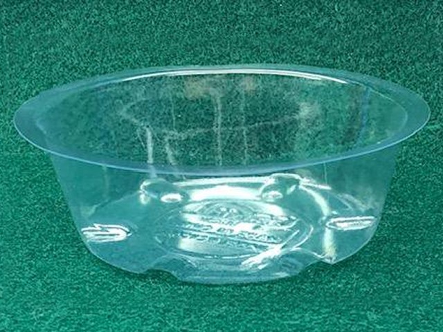 4" Clear Vinyl Saucer - Click Image to Close